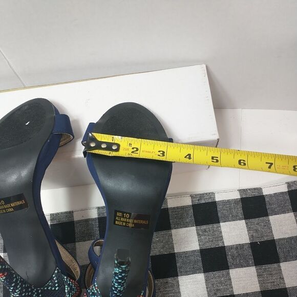 Charlotte Russe Blue Stiletto Heel  Size 10 - Picture 12 of 12